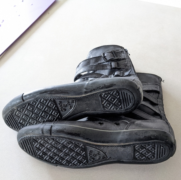 Leather Converse Multi-strap boot - Picture 4 of 4